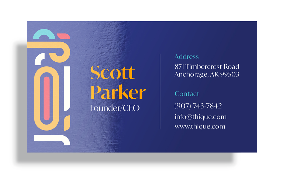 14 pt. Glossy Business Cards