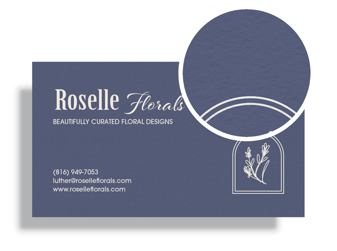 14 pt. Uncoated Business Cards