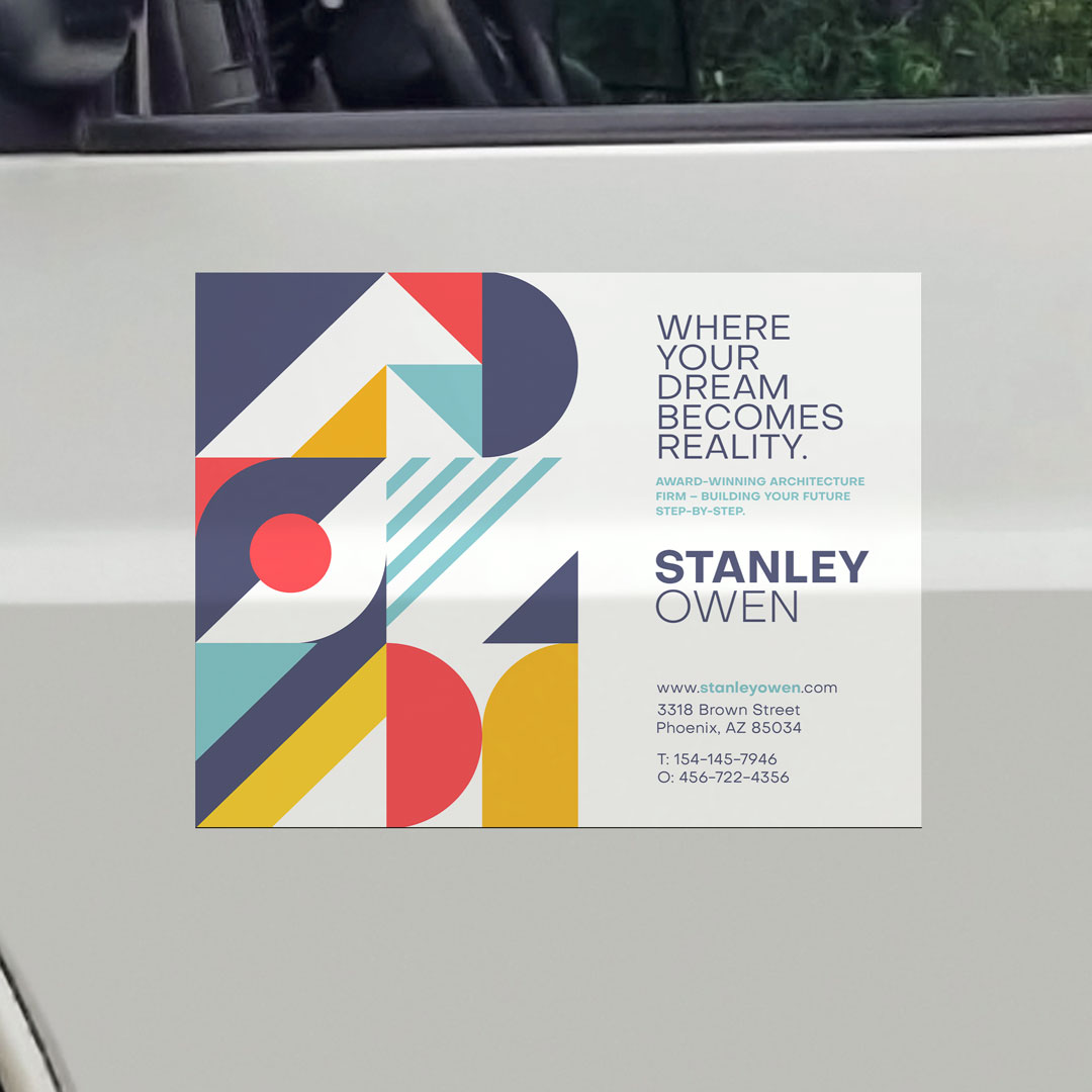 Rectangle Car Magnets