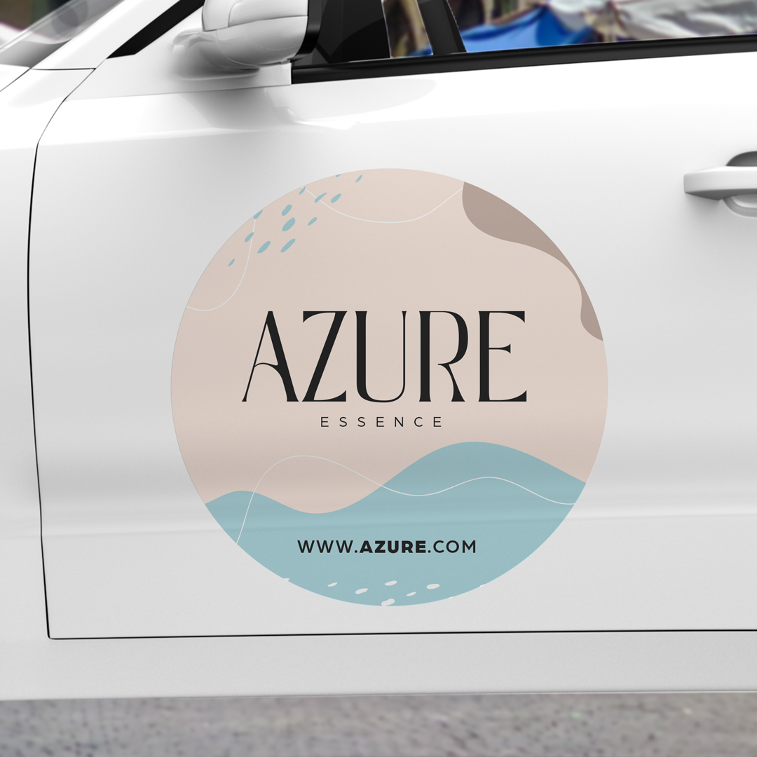 Circle Car Magnets 