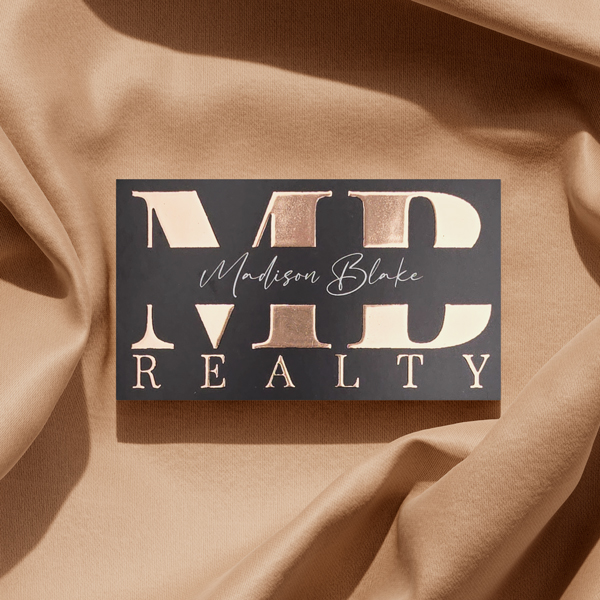 Raised Rose Gold Foil