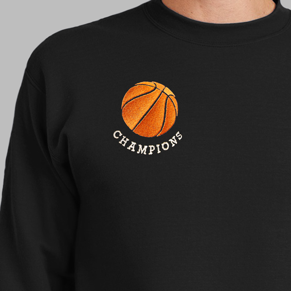 Embroidered Crewneck Sweatshirts 