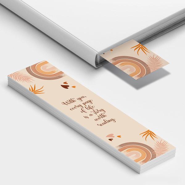 1.5” x 7” Bookmarks
