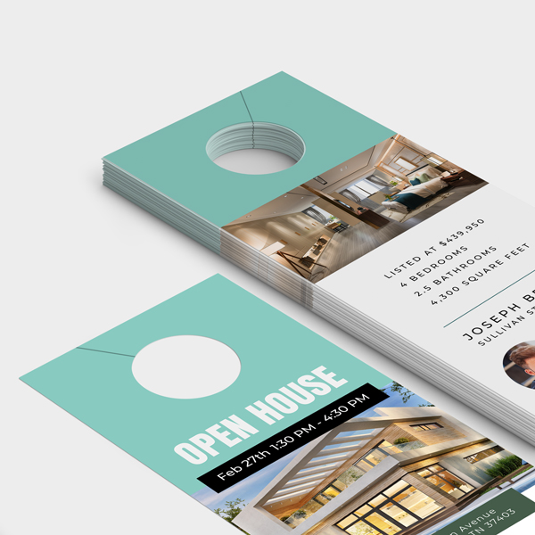 3.5" x 8.5" Door Hangers
