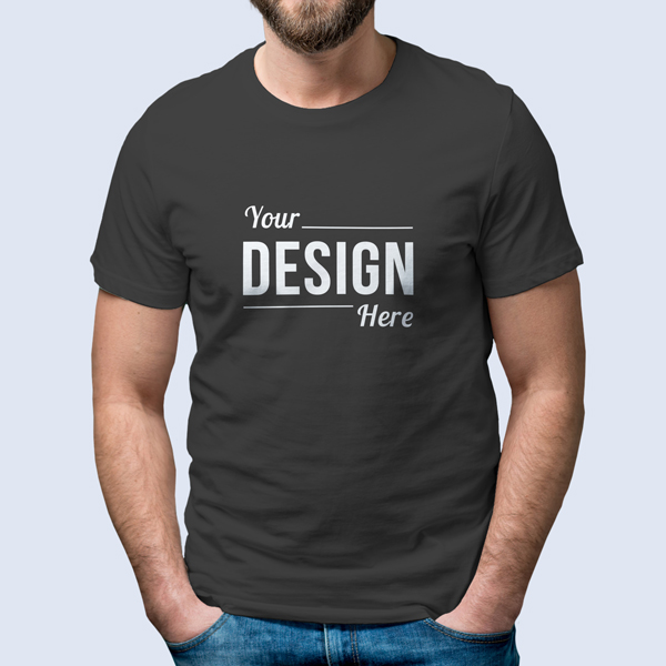 Charcoal Crewneck T-Shirts