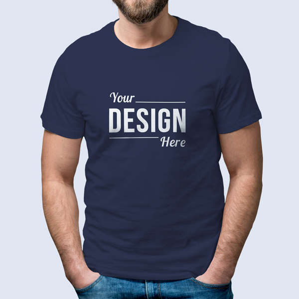 Navy Crewneck T-Shirts
