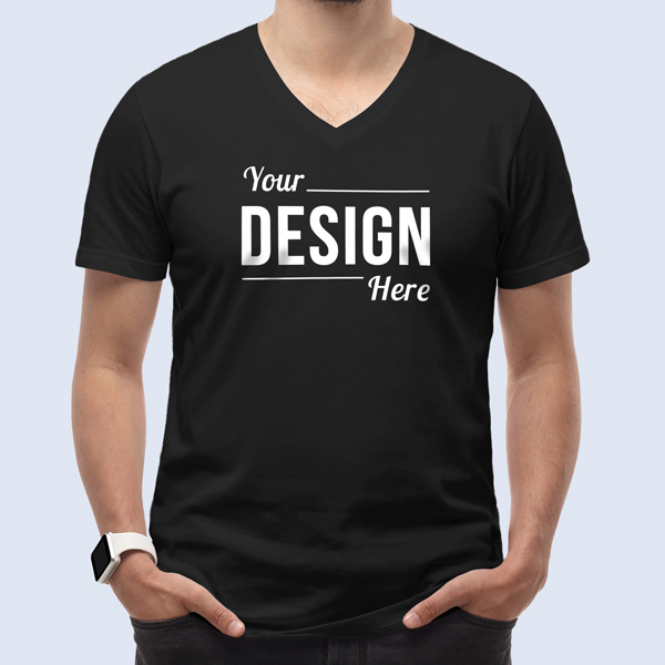Black V-Neck T-Shirts