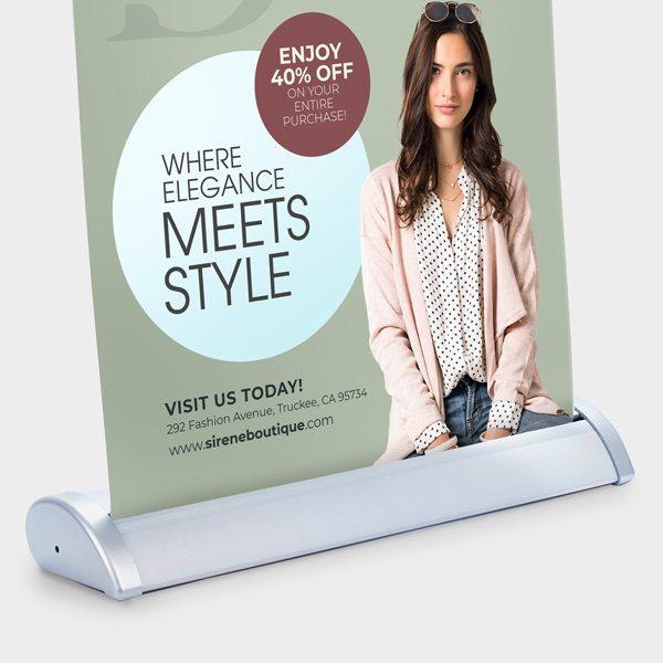 33.5" x 78.7" Retractable Banners