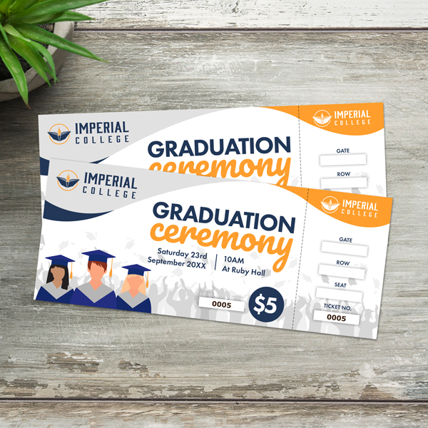 2" x 5.5" Event Tickets