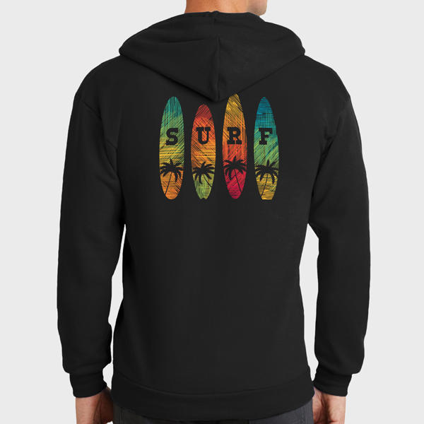 DTG Full Zip Hoodies 